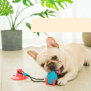Rocket Dog Toys Silicone Bite Toy with Food Leaking