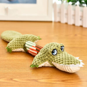 Long-Tailed Fox Calling Plush Chew Toy for Dogs